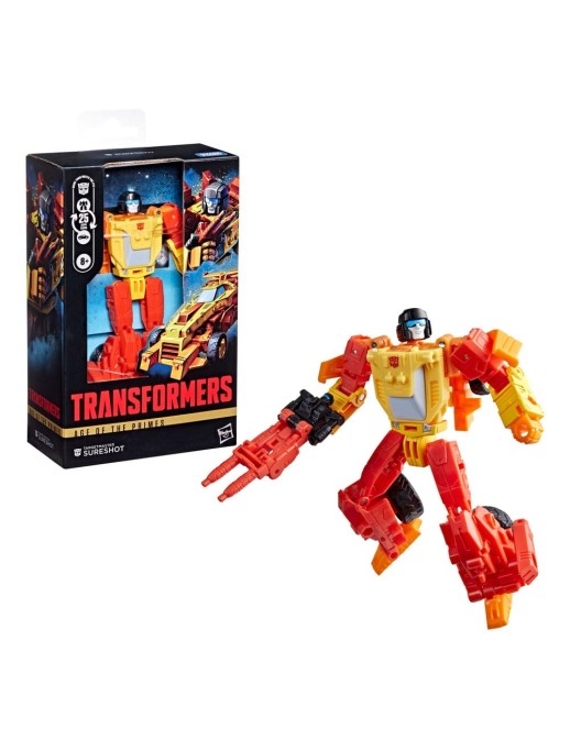 Hasbro Transformers Age of the Primes Deluxe Class Targetmaster Sureshot
