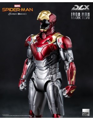 Threezero Spider-Man: Homecoming DLX Collectible Figure Iron Man Mark XLVII