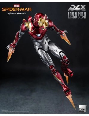Threezero Spider-Man: Homecoming DLX Collectible Figure Iron Man Mark XLVII