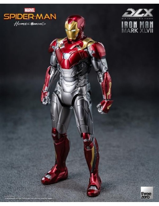 Threezero Spider-Man: Homecoming DLX Collectible Figure Iron Man Mark XLVII