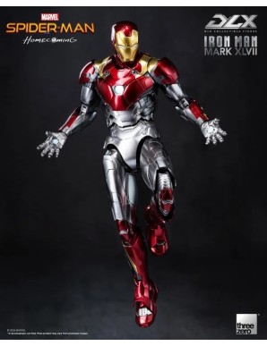 Threezero Spider-Man: Homecoming DLX Collectible Figure Iron Man Mark XLVII