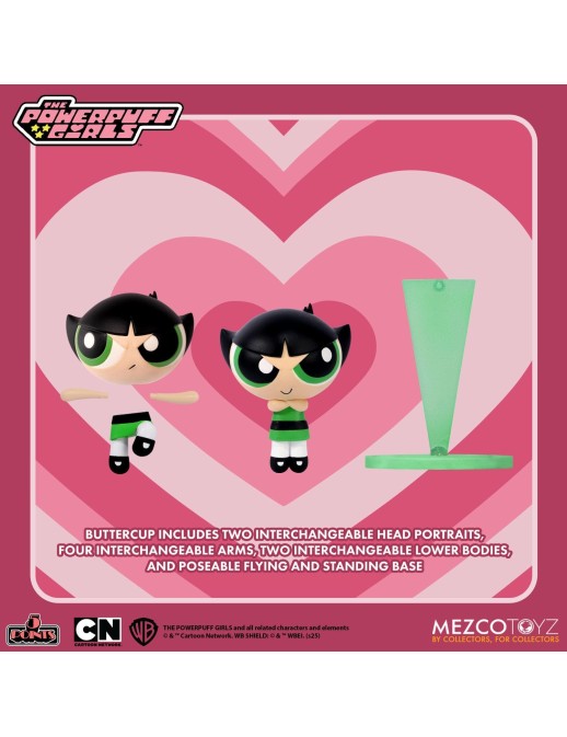 Mezco The Powerpuff Girls 5 Points Figure Set