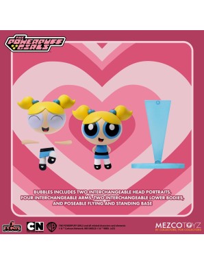 Mezco The Powerpuff Girls 5 Points Figure Set