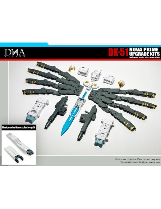 DNA Design DK-51 Upgrade Kits for Transformers Age of the Primes Leader Class Nova Prime