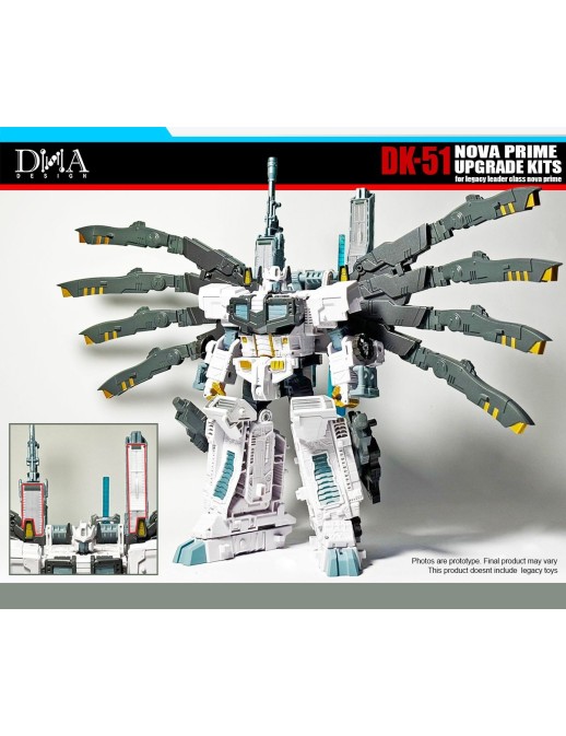 DNA Design DK-51 Upgrade Kits for Transformers Age of the Primes Leader Class Nova Prime