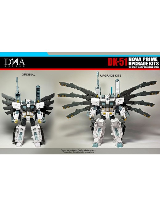 DNA Design DK-51 Upgrade Kits for Transformers Age of the Primes Leader Class Nova Prime