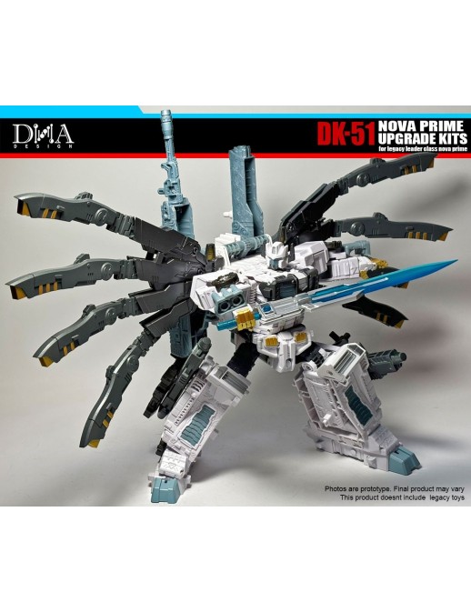 DNA Design DK-51 Upgrade Kits for Transformers Age of the Primes Leader Class Nova Prime