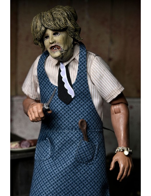 Neca Texas Chainsaw Massacre Leatherface with Old Lady Mask Clothed