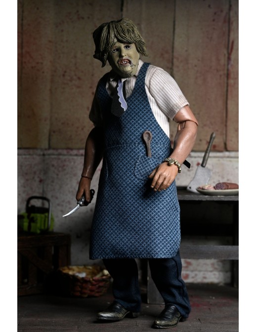 Neca Texas Chainsaw Massacre Leatherface with Old Lady Mask Clothed