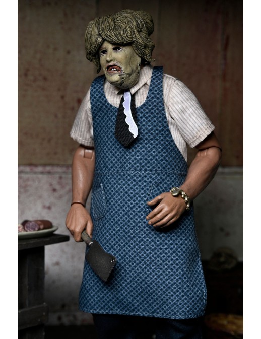 Neca Texas Chainsaw Massacre Leatherface with Old Lady Mask Clothed