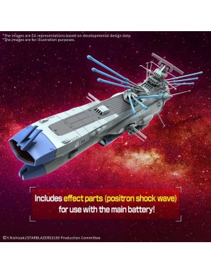 Bandai Be Forever Yamato: REBEL 3199 BB-101 Arizona Class Space Battleship Arizona 1/1000 Scale Model Kit