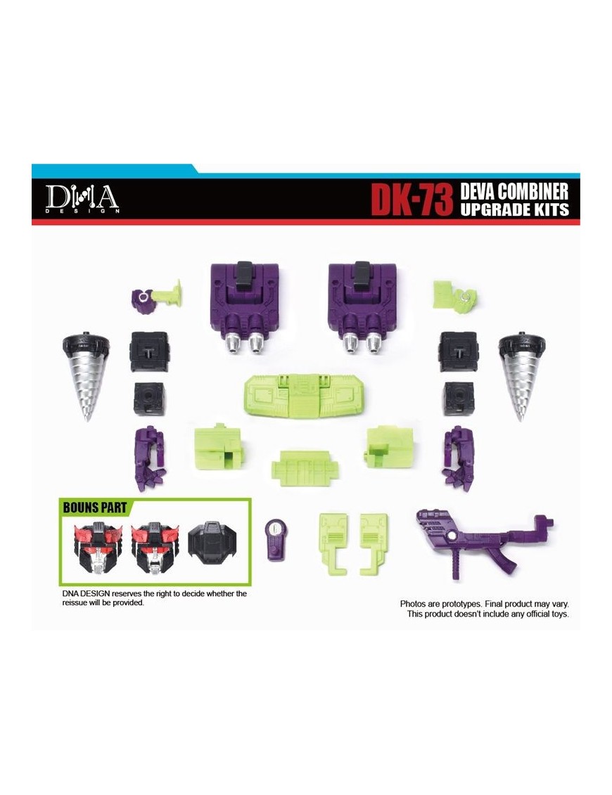 DNA Design DK-73 Upgrade Kits for Transformers The Movie Studio Series 86 Devastator