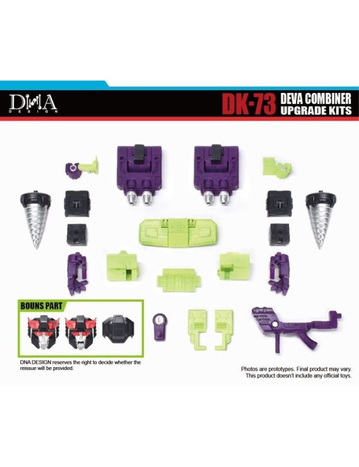 DNA Design DK-73 Upgrade Kits for Transformers The Movie Studio Series 86 Devastator