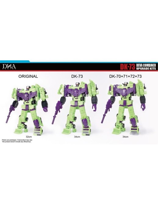 DNA Design DK-73 Upgrade Kits for Transformers The Movie Studio Series 86 Devastator