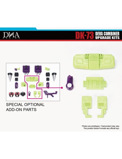 DNA Design DK-73 Upgrade Kits for Transformers The Movie Studio Series 86 Devastator