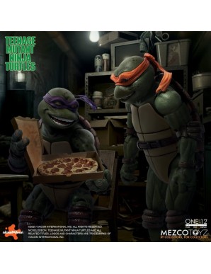 Mezco Toys The One 12 Collective Teenage Mutant Ninja Turtles (1990) Action Figure Boxed Set