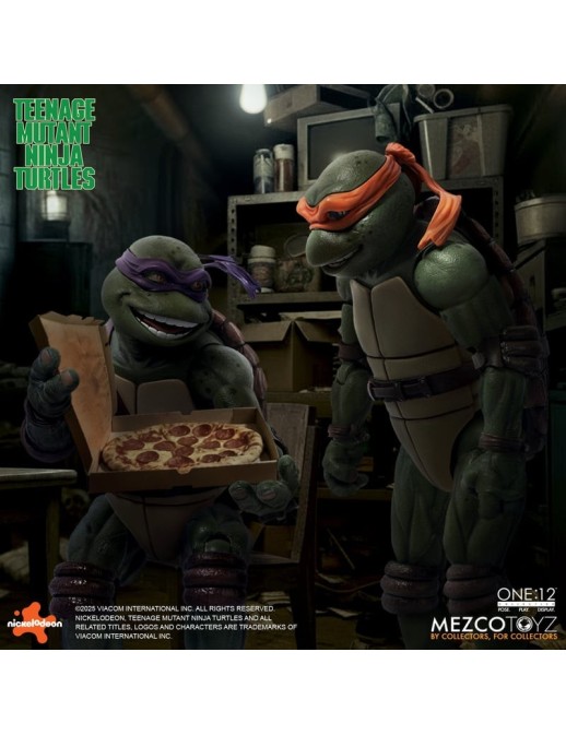 Mezco Toys The One 12 Collective Teenage Mutant Ninja Turtles (1990) Action Figure Boxed Set