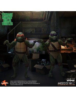 Mezco Toys The One 12 Collective Teenage Mutant Ninja Turtles (1990) Action Figure Boxed Set