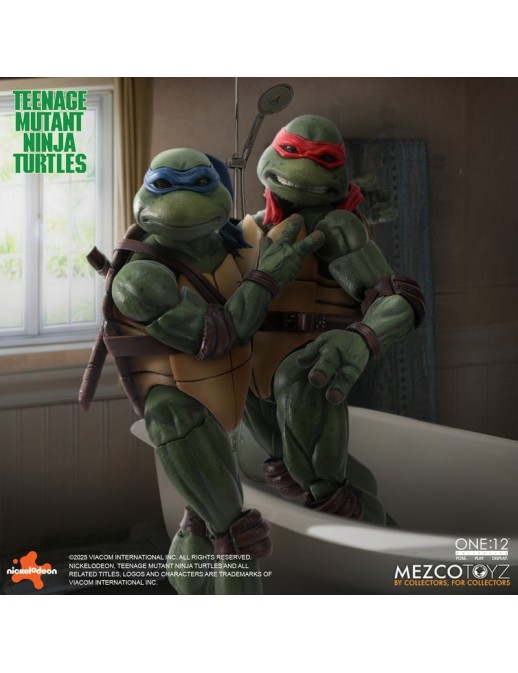 Mezco Toys The One 12 Collective Teenage Mutant Ninja Turtles (1990) Action Figure Boxed Set