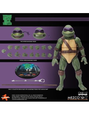 Mezco Toys The One 12 Collective Teenage Mutant Ninja Turtles (1990) Action Figure Boxed Set