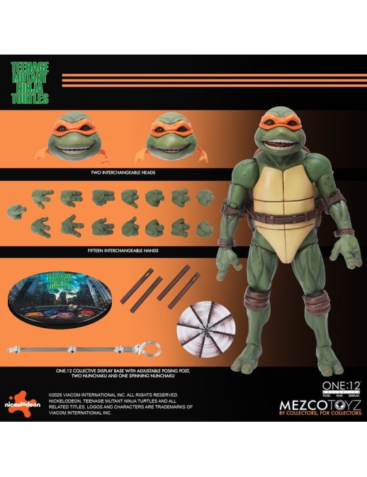 Mezco Toys The One 12 Collective Teenage Mutant Ninja Turtles (1990) Action Figure Boxed Set