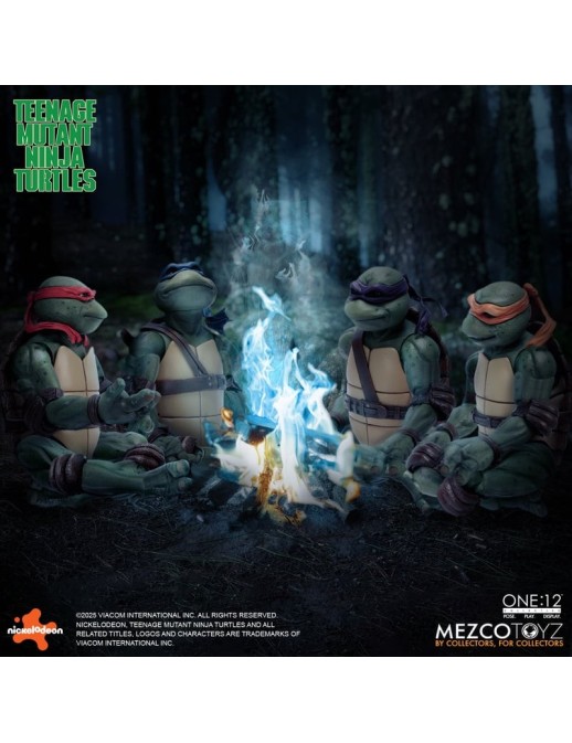 Mezco Toys The One 12 Collective Teenage Mutant Ninja Turtles (1990) Action Figure Boxed Set