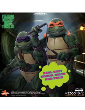 Mezco Toys The One 12 Collective Teenage Mutant Ninja Turtles (1990) Action Figure Boxed Set