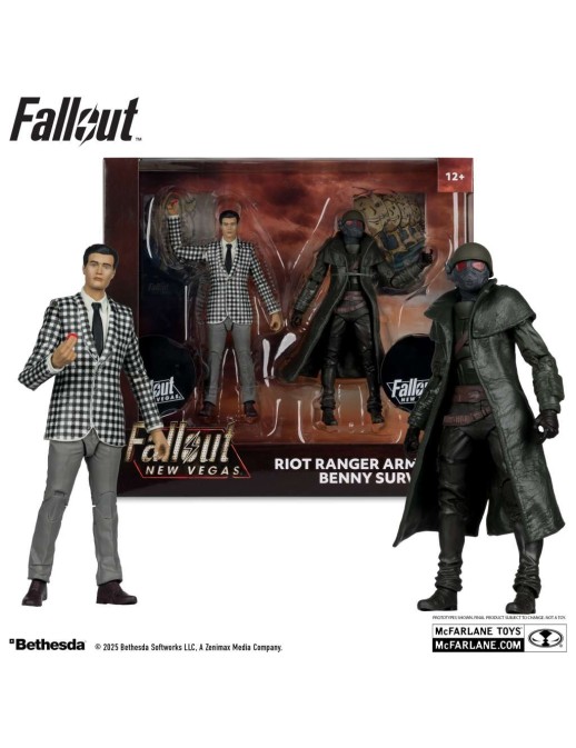 Mc Farlane Fallout New Vegas Riot Ranger Armor & Benny Survivor