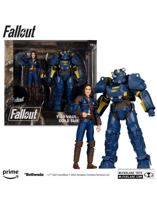 Mc Farlane Fallout 4 T-60 Vault Tec & Sole Survivor