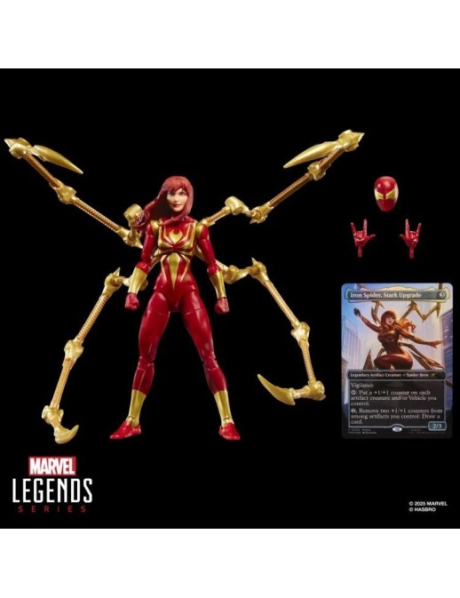 Hasbro Marvel Legends Mary Jane Watson Iron Spider with Exclusive Magic: The Gathering Card