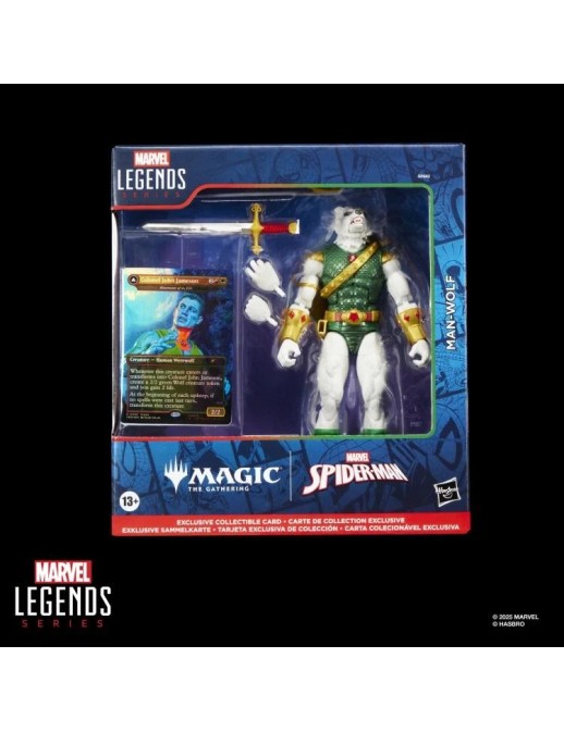 Hasbro Marvel Legends Man-Wolf with Exclusive Magic: The Gathering Card