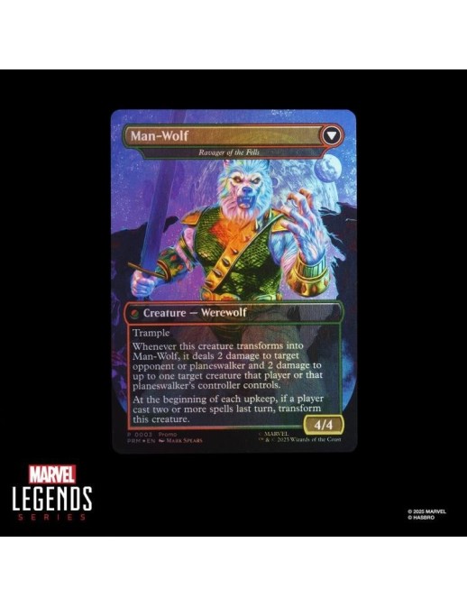 Hasbro Marvel Legends Man-Wolf with Exclusive Magic: The Gathering Card