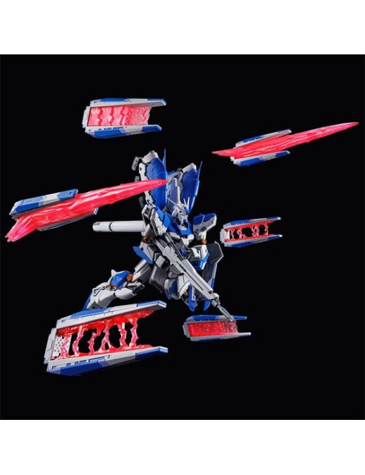 P-Bandai Real Grade RG 1/144 Mobile Suit Gundam Hyper Mega Bazooka Launcher for RX-93-ν2 Hi-ν Gundam Fin Funnel Display Set