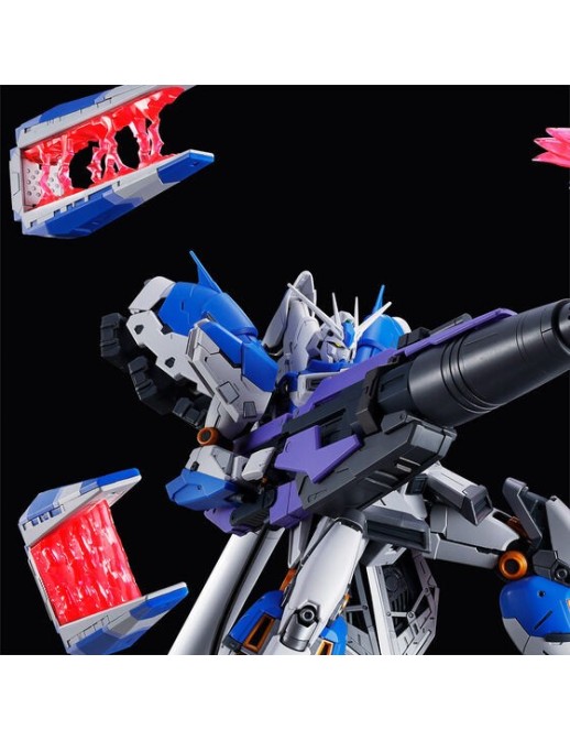 P-Bandai Real Grade RG 1/144 Mobile Suit Gundam Hyper Mega Bazooka Launcher for RX-93-ν2 Hi-ν Gundam Fin Funnel Display Set
