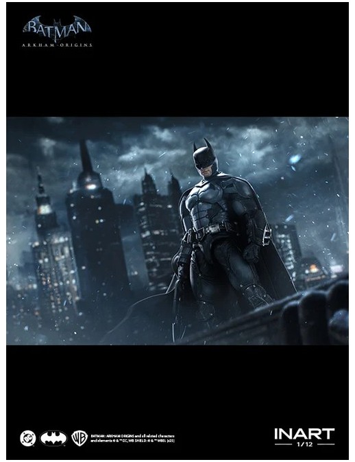 InArt Batman Arkham Origins Batman 1/12 Scale Action Figure