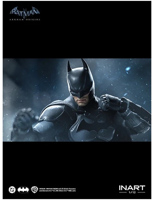 InArt Batman Arkham Origins Batman 1/12 Scale Action Figure