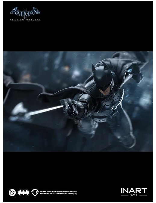 InArt Batman Arkham Origins Batman 1/12 Scale Action Figure