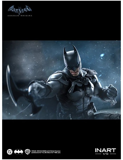 InArt Batman Arkham Origins Batman 1/12 Scale Action Figure