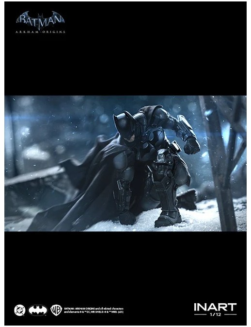 InArt Batman Arkham Origins Batman 1/12 Scale Action Figure