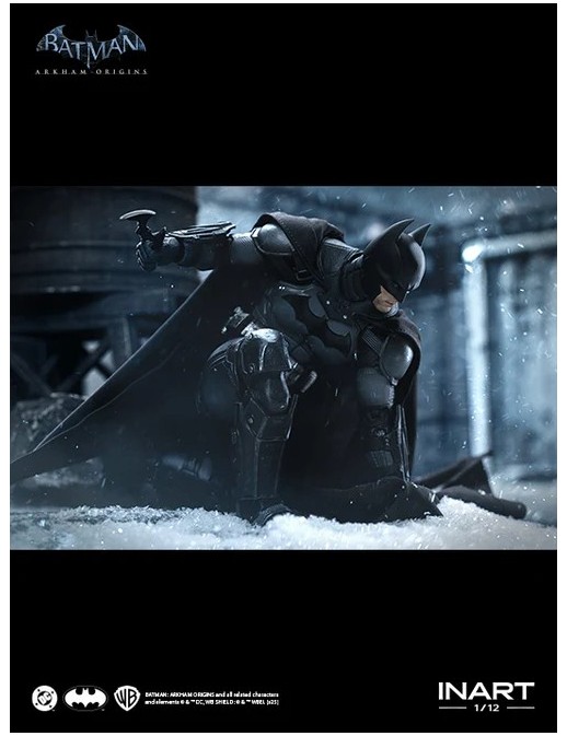 InArt Batman Arkham Origins Batman 1/12 Scale Action Figure