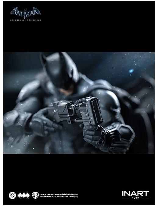 InArt Batman Arkham Origins Batman 1/12 Scale Action Figure