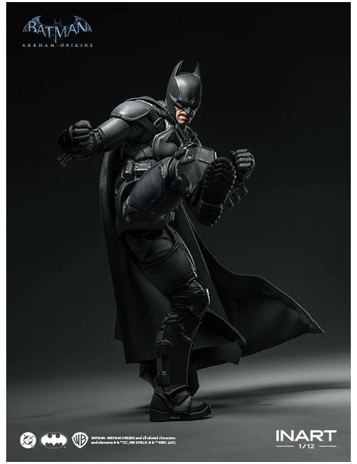InArt Batman Arkham Origins Batman 1/12 Scale Action Figure