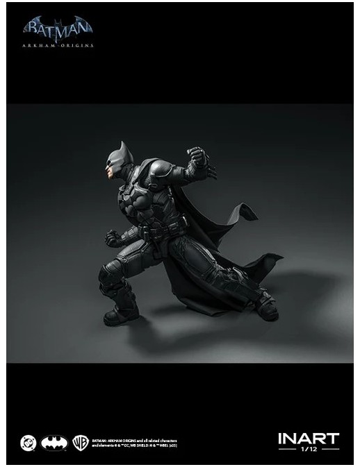 InArt Batman Arkham Origins Batman 1/12 Scale Action Figure