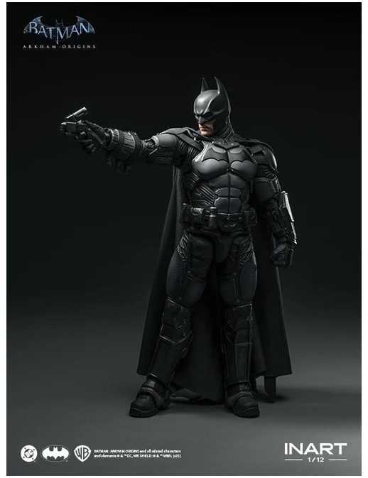 InArt Batman Arkham Origins Batman 1/12 Scale Action Figure