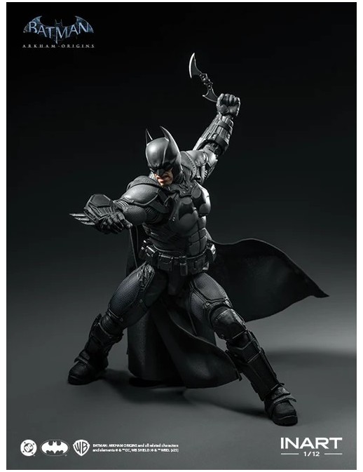 InArt Batman Arkham Origins Batman 1/12 Scale Action Figure