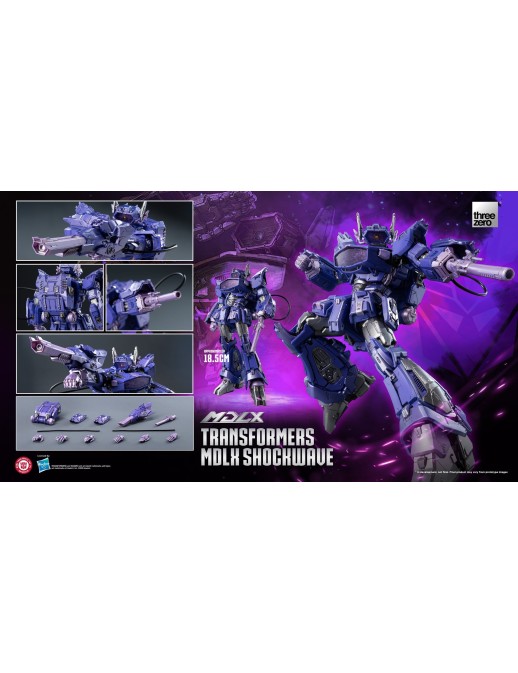 Threezero Transformers MDLX Articulated Figures Series Shockwave