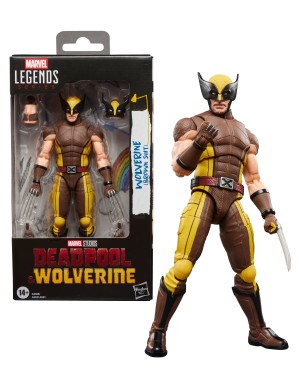 Hasbro Marvel Legends Deadpool & Wolverine Wolverine Brown Suit