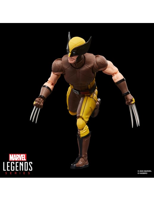 Hasbro Marvel Legends Deadpool & Wolverine Wolverine Brown Suit