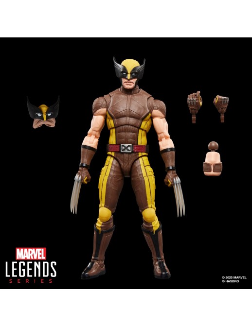 Hasbro Marvel Legends Deadpool & Wolverine Wolverine Brown Suit