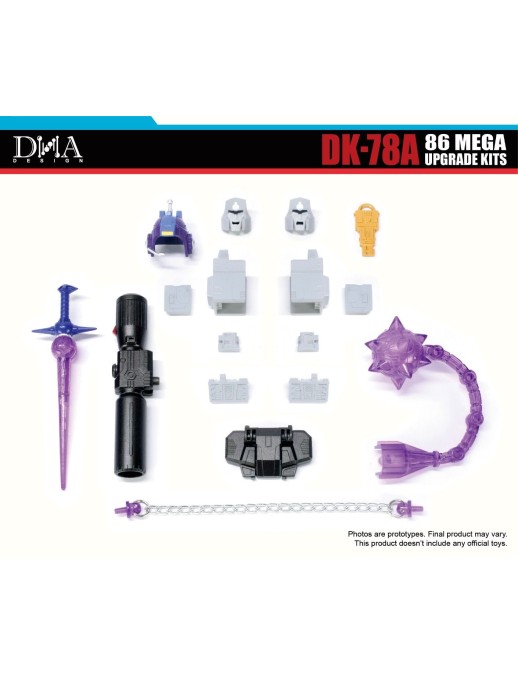 DNA Design DK-78A Upgrade Kits for Transformers The Movie Studio Series 86 Leader Class Megatron